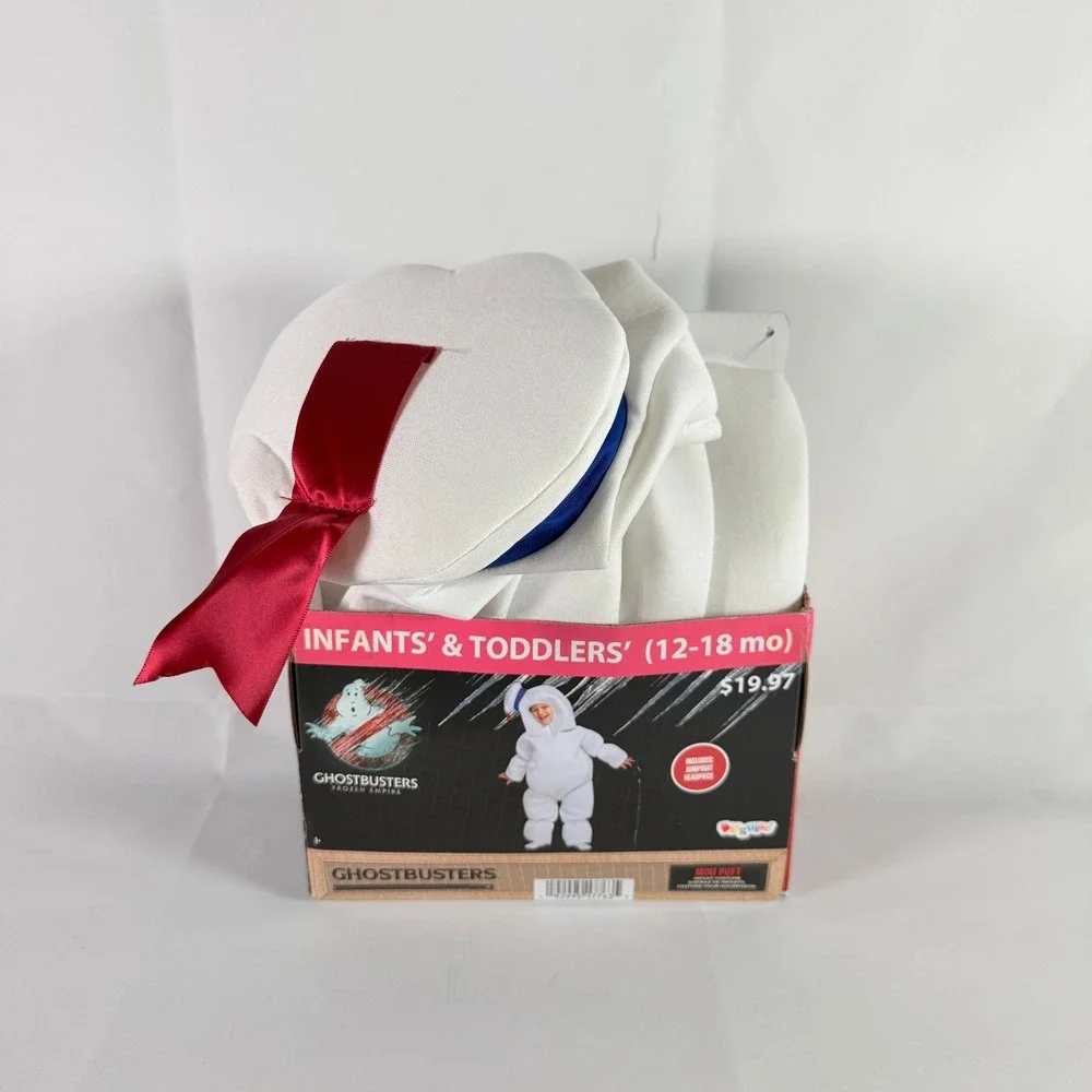 Ghostbusters Frozen Empire Mini Puft Infant Toddler Costume 12-18 Mo Disguise